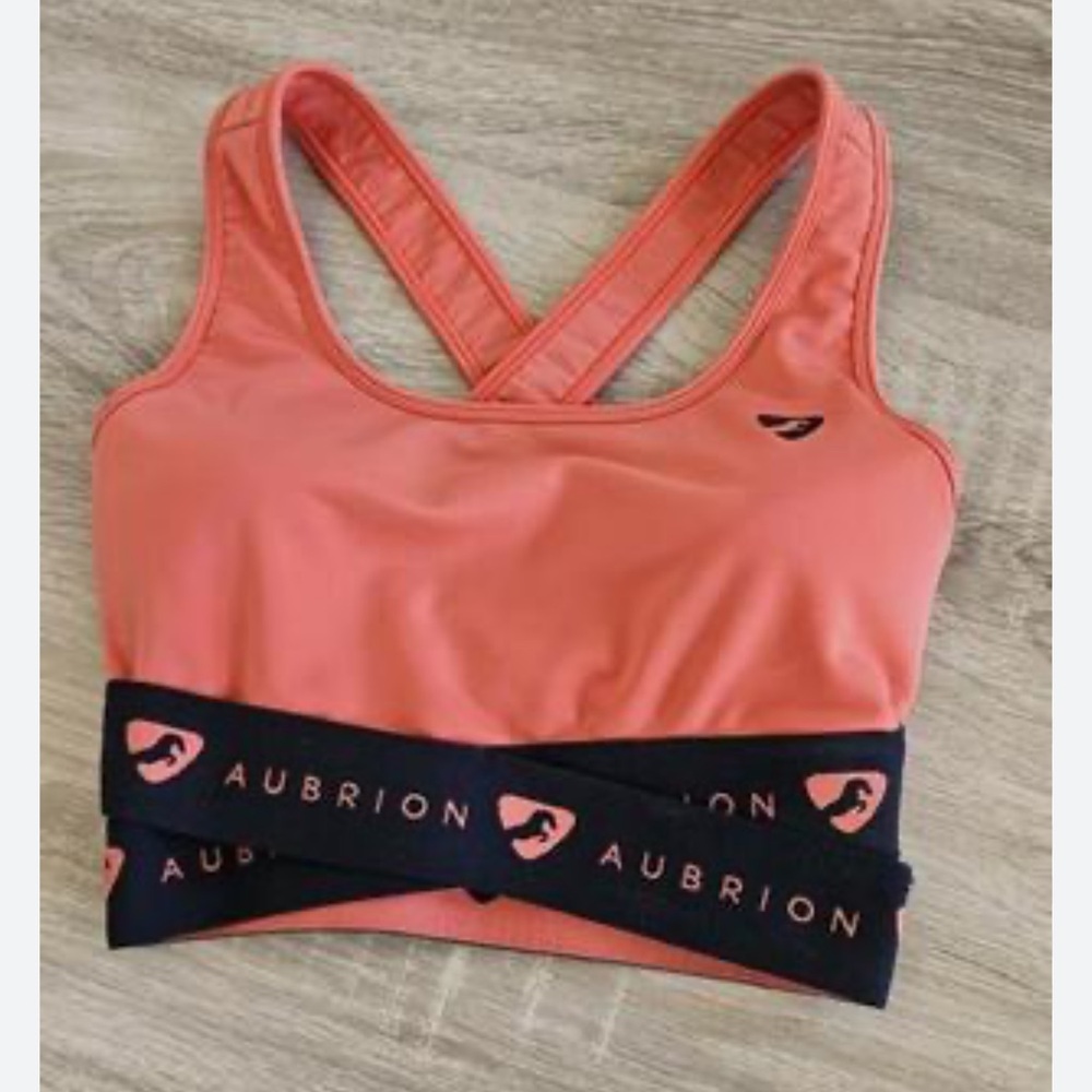 Green Racerback Sports Bra with Wide Straps